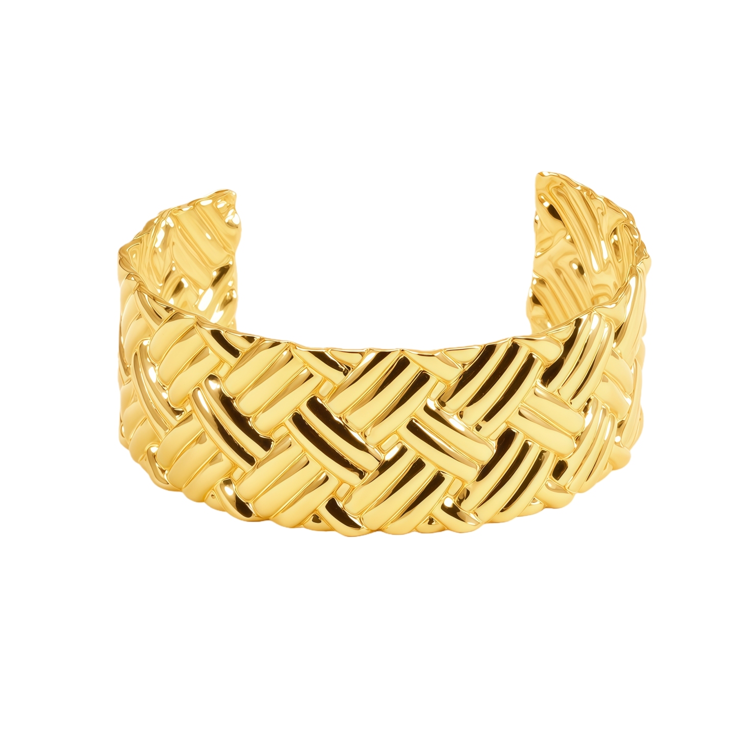 Trendy Adjustable Stainless Steel Lightweight Minimalist Cuff Jewelry for Women