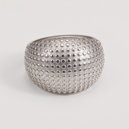 Minimalist Beaded Metal Ring Fashion Luxury Design for Women | G00330