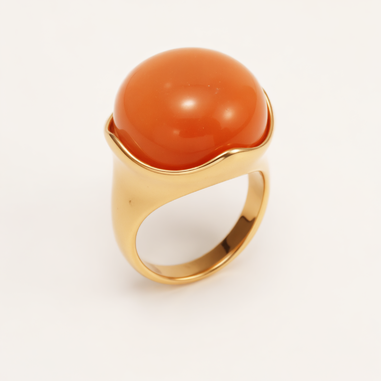 Multi - colored Gemstone Gold Ball Ring, Fashionable and Unique Women's Ring | BL87JS-JinBaoJewerly