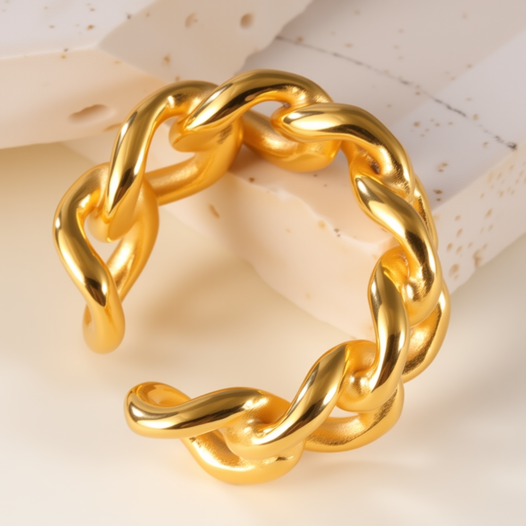 Simple Design Woven Cross Ladies 'stainless Steel Ring丨G00312-JinBaoJewerly