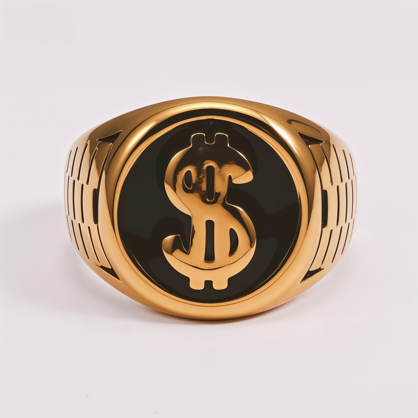 Men's Dollar Sign - Hip Hop Street Retro Ring | G002465