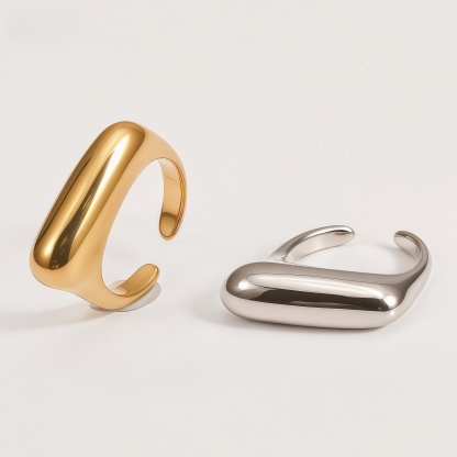 Simple Stainless Steel Ring Women's Ring | G004332-1