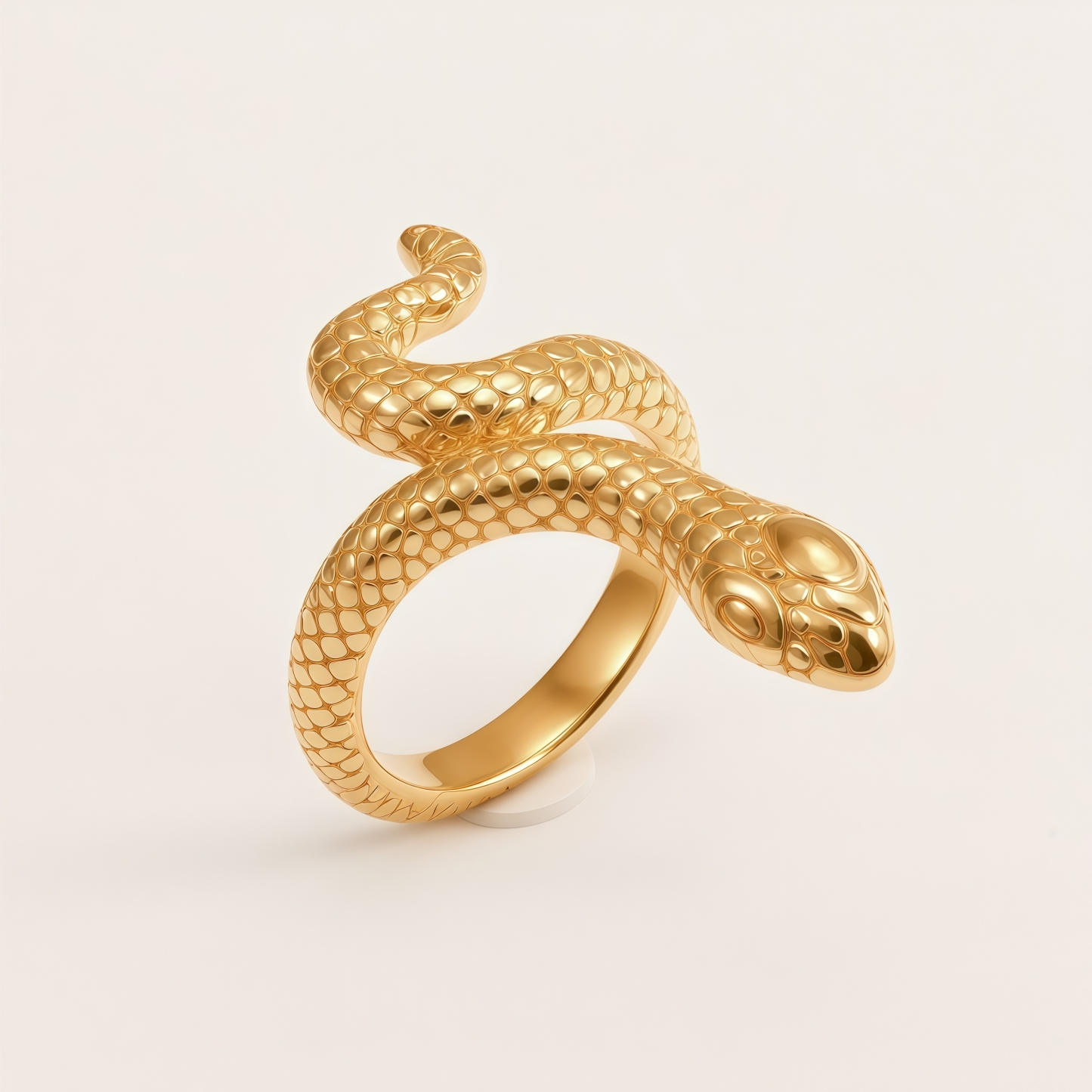 Stainless Steel Snake Design Vintage Animal Ring for Women | DZ1845