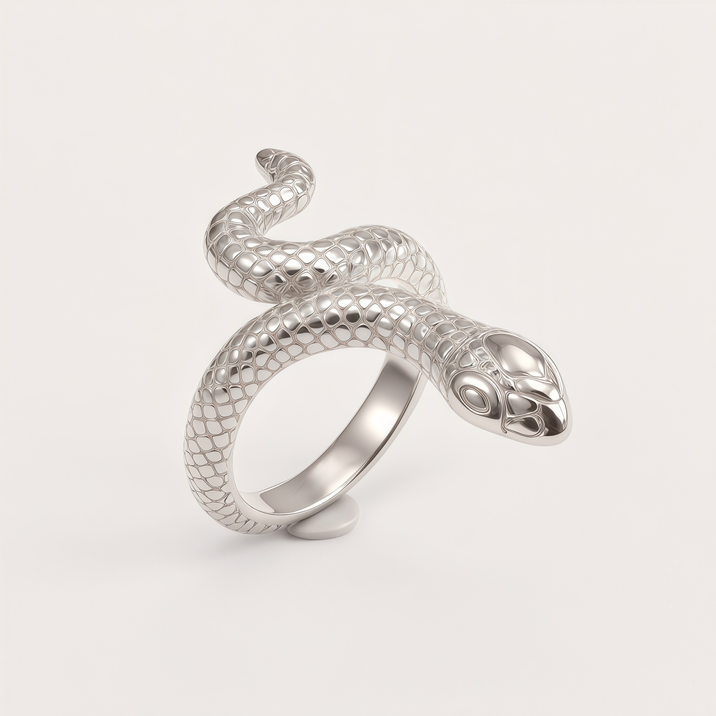 Stainless Steel Snake Design Vintage Animal Ring for Women | DZ1845