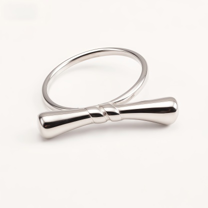 Cute Style Polished Bow Stainless Steel Women's Ring丨G004585