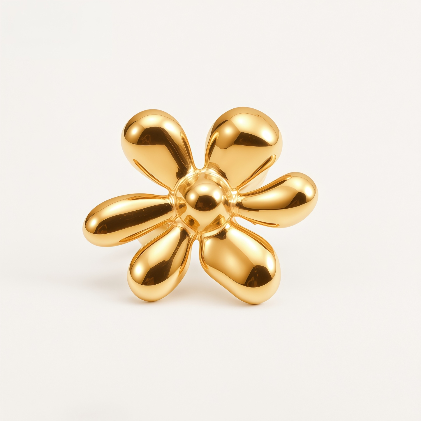 Stainless Steel Daisy Flower Ring for Women | G005114