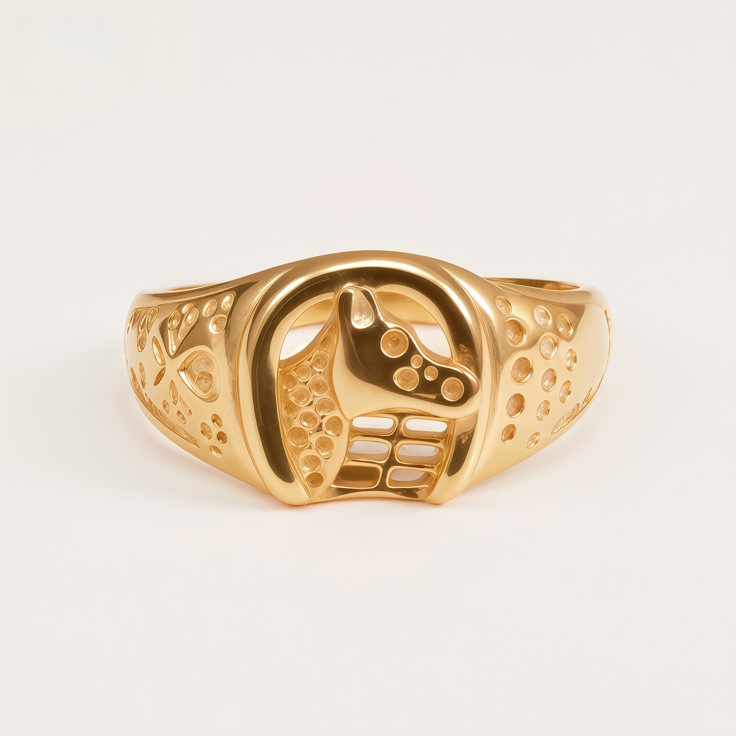 Vintage Lucky Horsehead Men's Ring | DZ443
