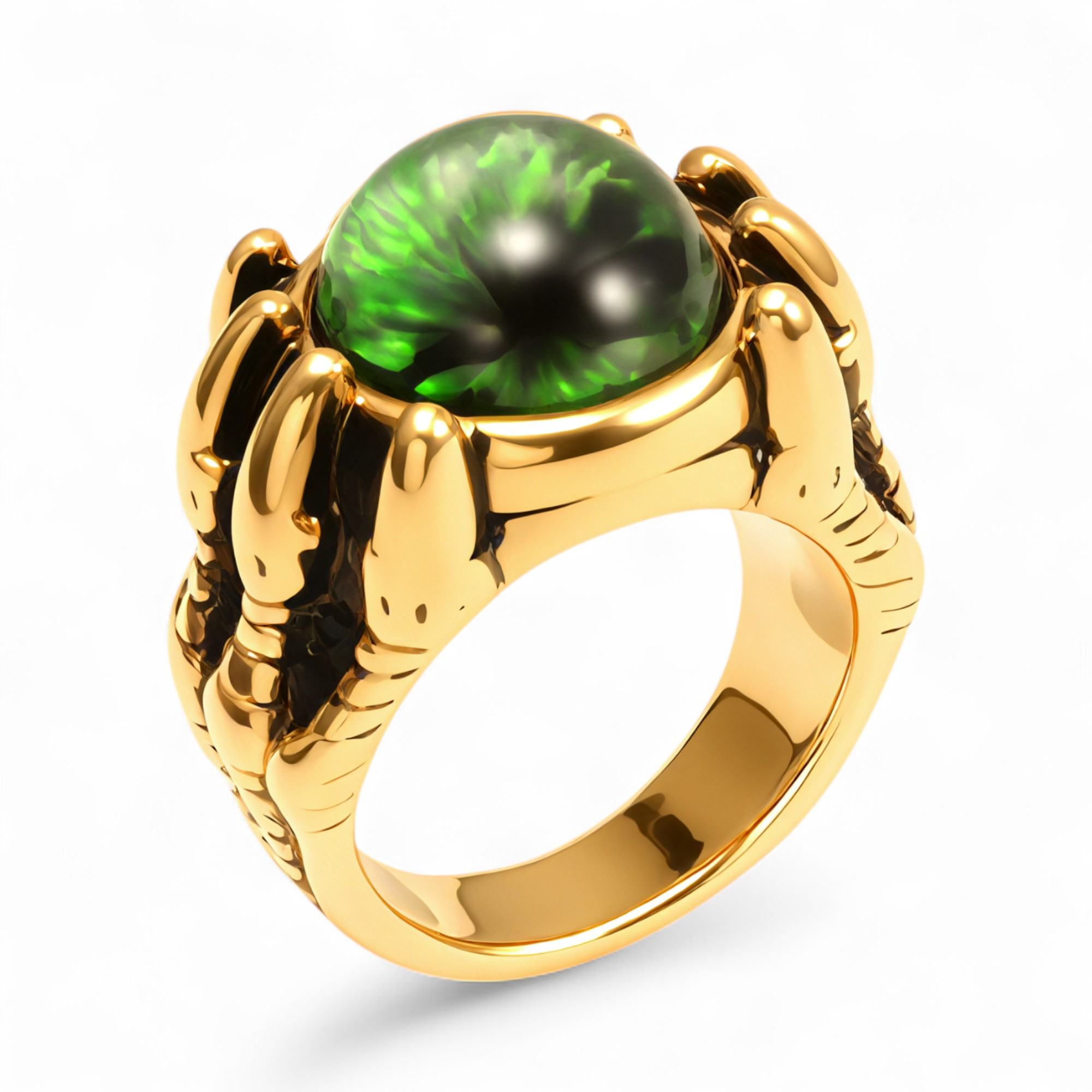 Vintage Style Mystic Eye Stainless Steel Men's Ring丨K002002GL-JinBaoJewerly