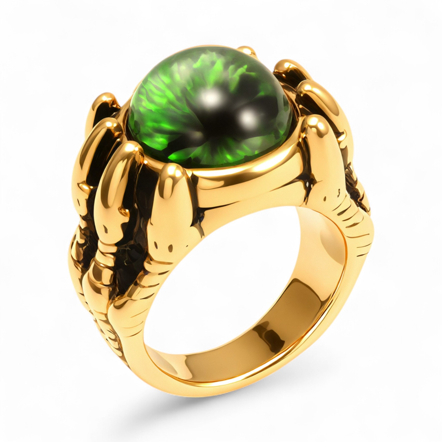 Vintage Style Mystic Eye Stainless Steel Men's Ring丨K002002GL-JinBaoJewerly