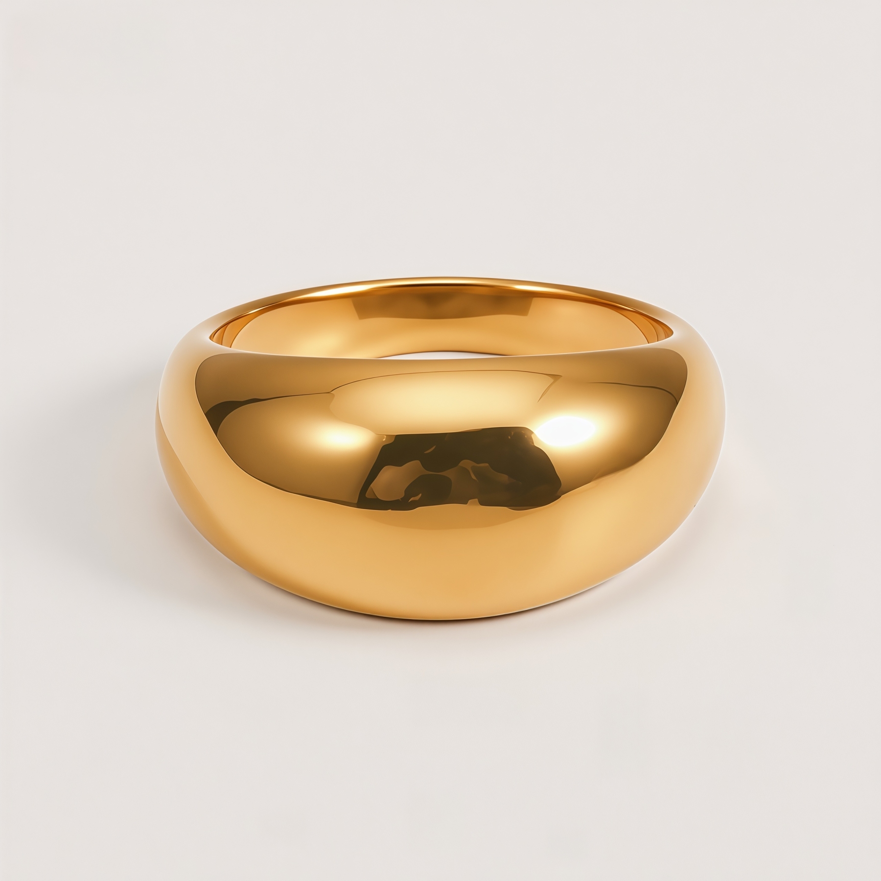 Minimalist Stainless Steel Smooth Ring Classic Fashion for Women | G00644