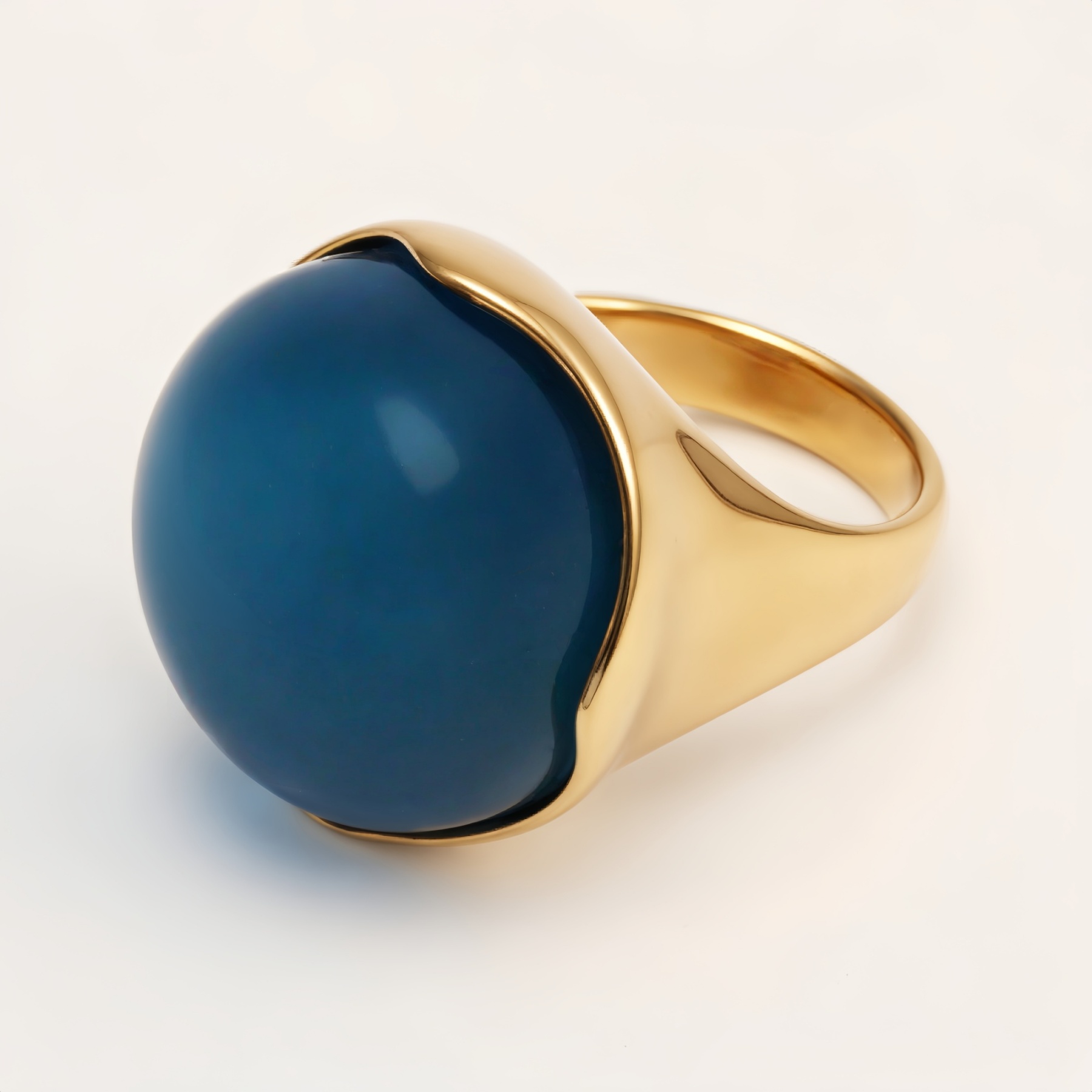 Multi - colored Gemstone Gold Ball Ring, Fashionable and Unique Women's Ring | BL87JS-JinBaoJewerly