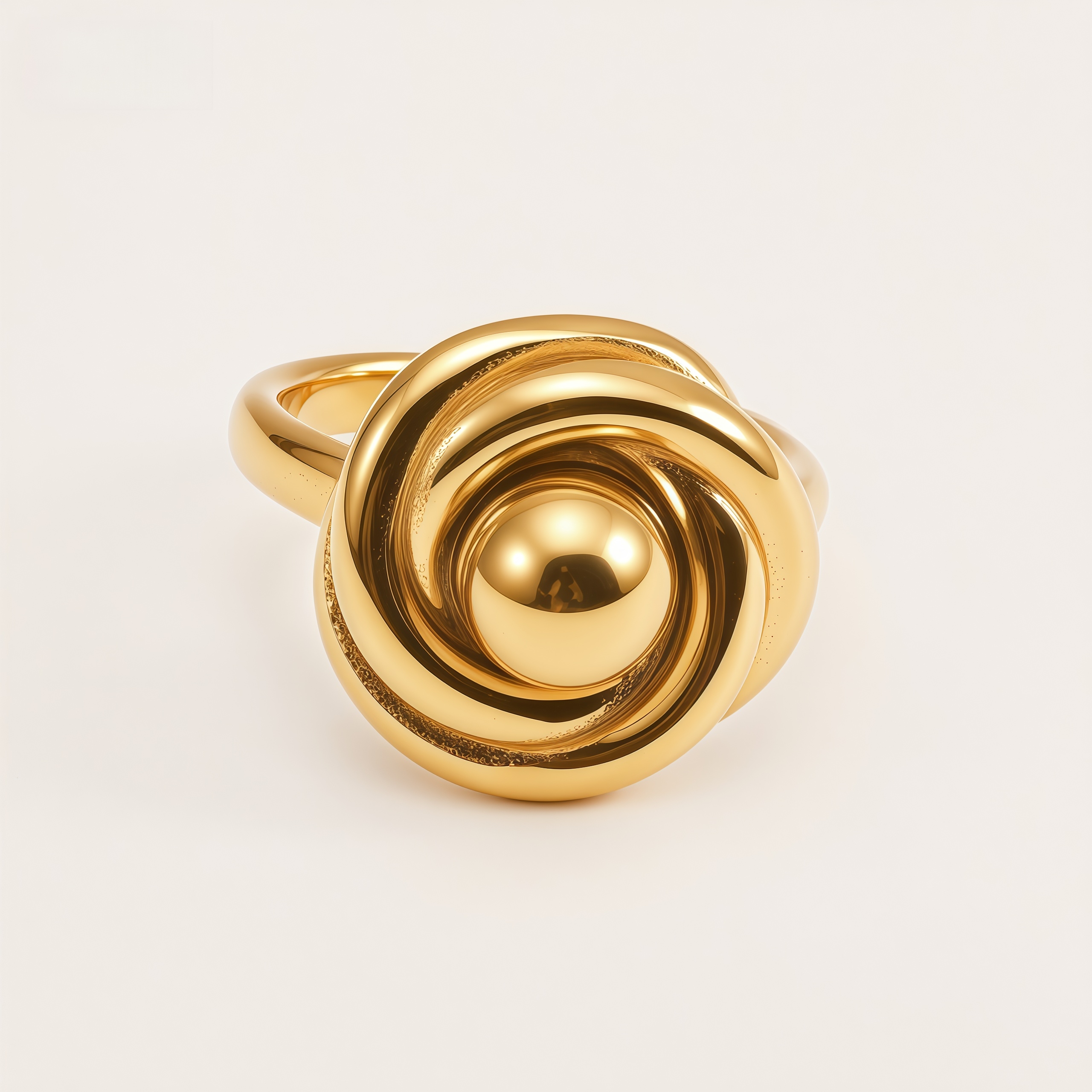 Fashion Rose Knot Stainless Steel Women's Ring | N001050