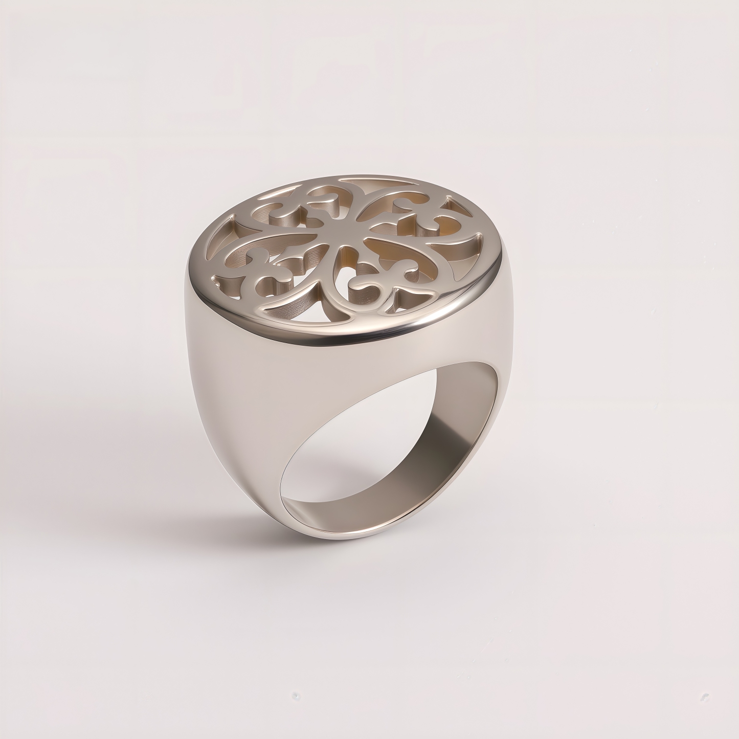 Floral Hollow Golden Ring Vintage Fashion Design for Women | ML078