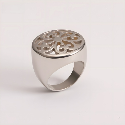 Floral Hollow Golden Ring Vintage Fashion Design for Women | ML078