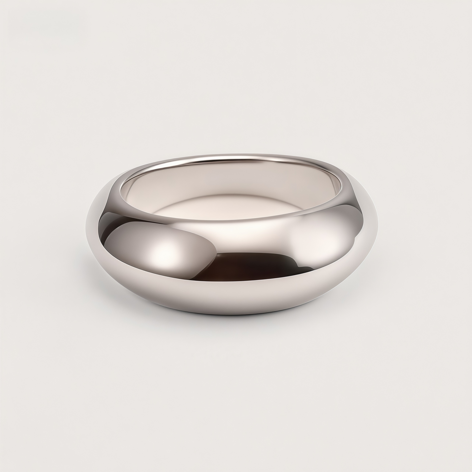 Stainless Steel Chunky Dome Ring for Women | N00102