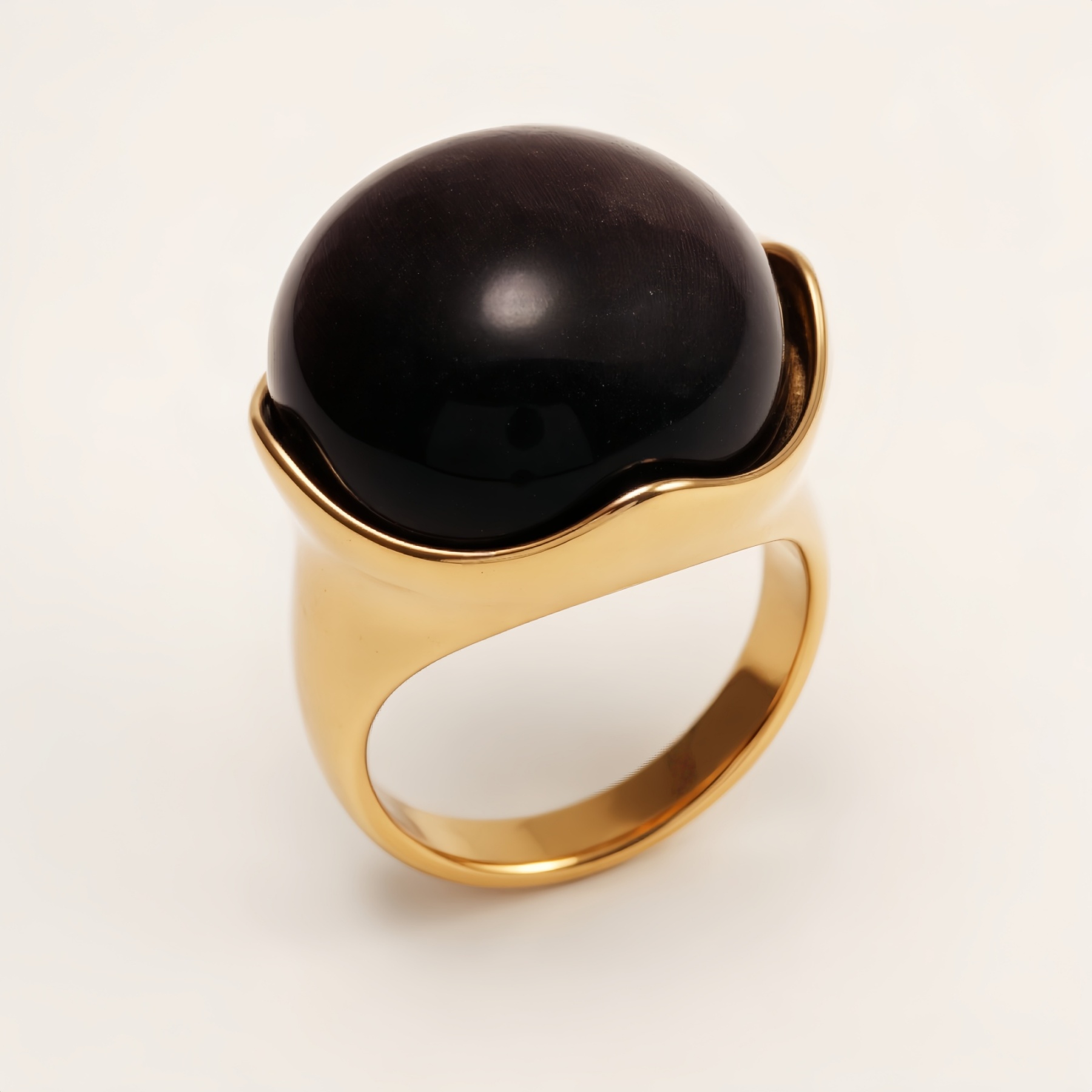 Multi - colored Gemstone Gold Ball Ring, Fashionable and Unique Women's Ring | BL87JS-JinBaoJewerly