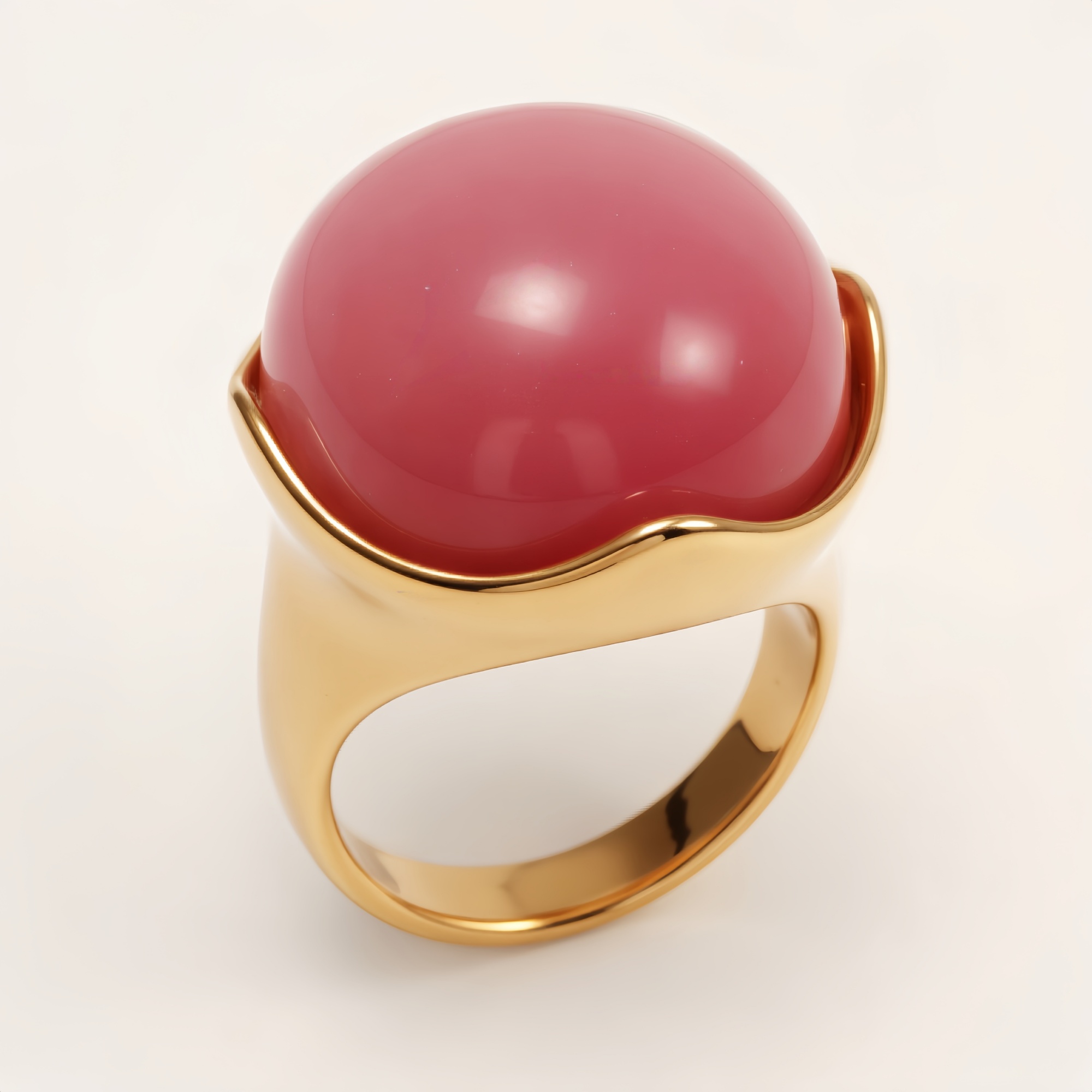 Multi - colored Gemstone Gold Ball Ring, Fashionable and Unique Women's Ring | BL87JS-JinBaoJewerly