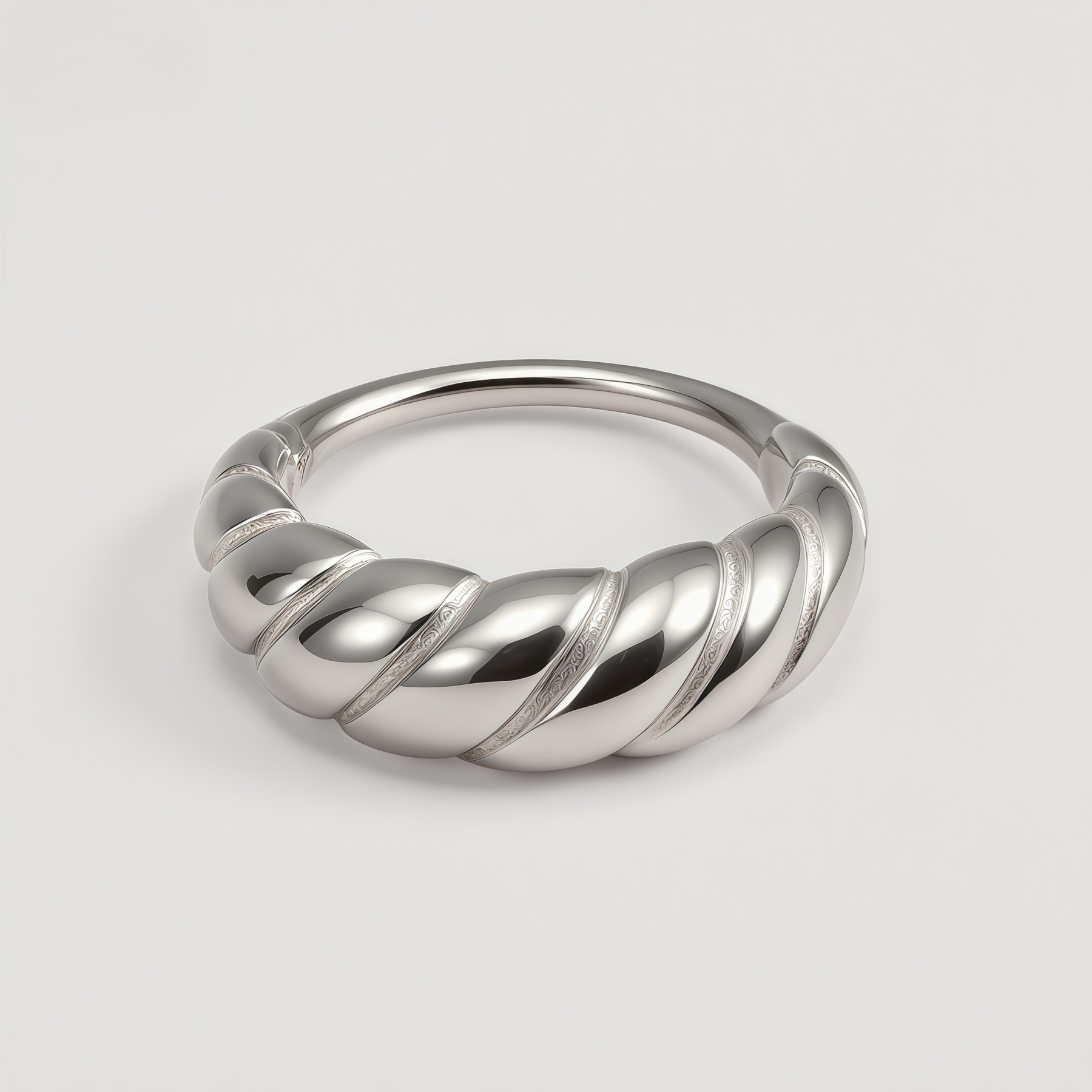 Twist Stainless Steel Ring Classic Fashion for Women | N0080