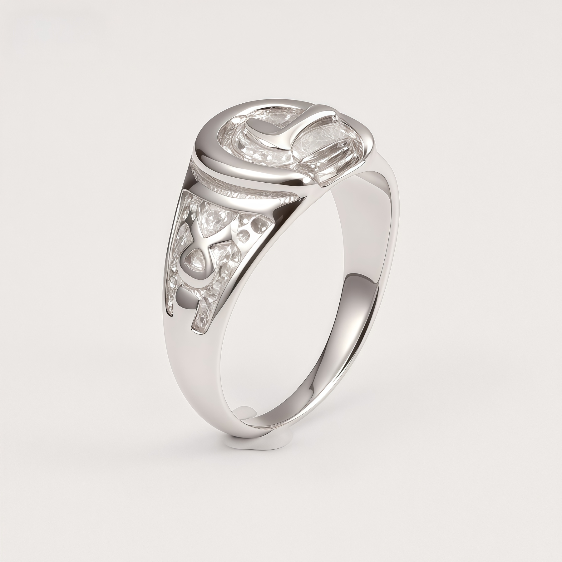 Vintage Lucky Horsehead Men's Ring | DZ443