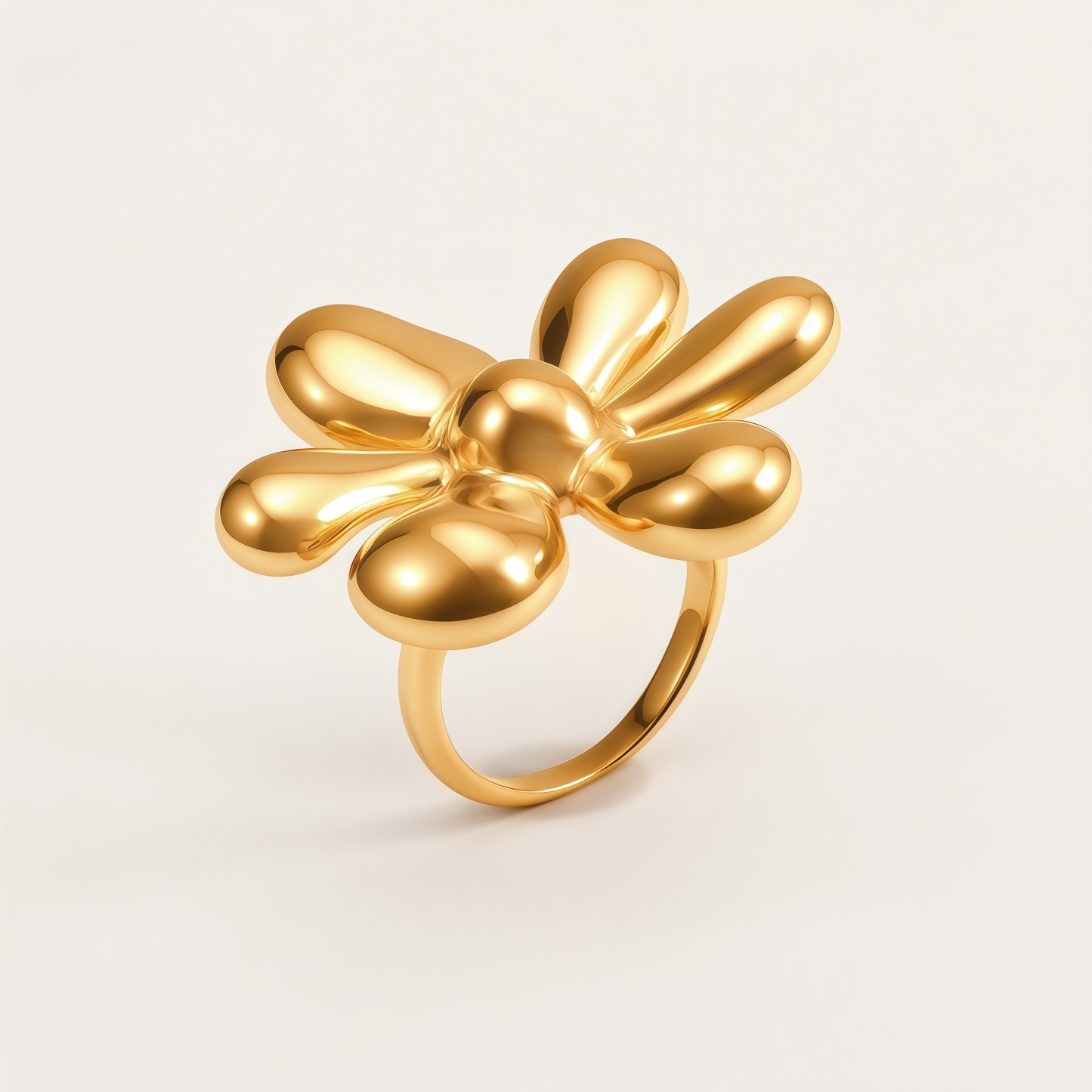 Stainless Steel Daisy Flower Ring for Women | G005114
