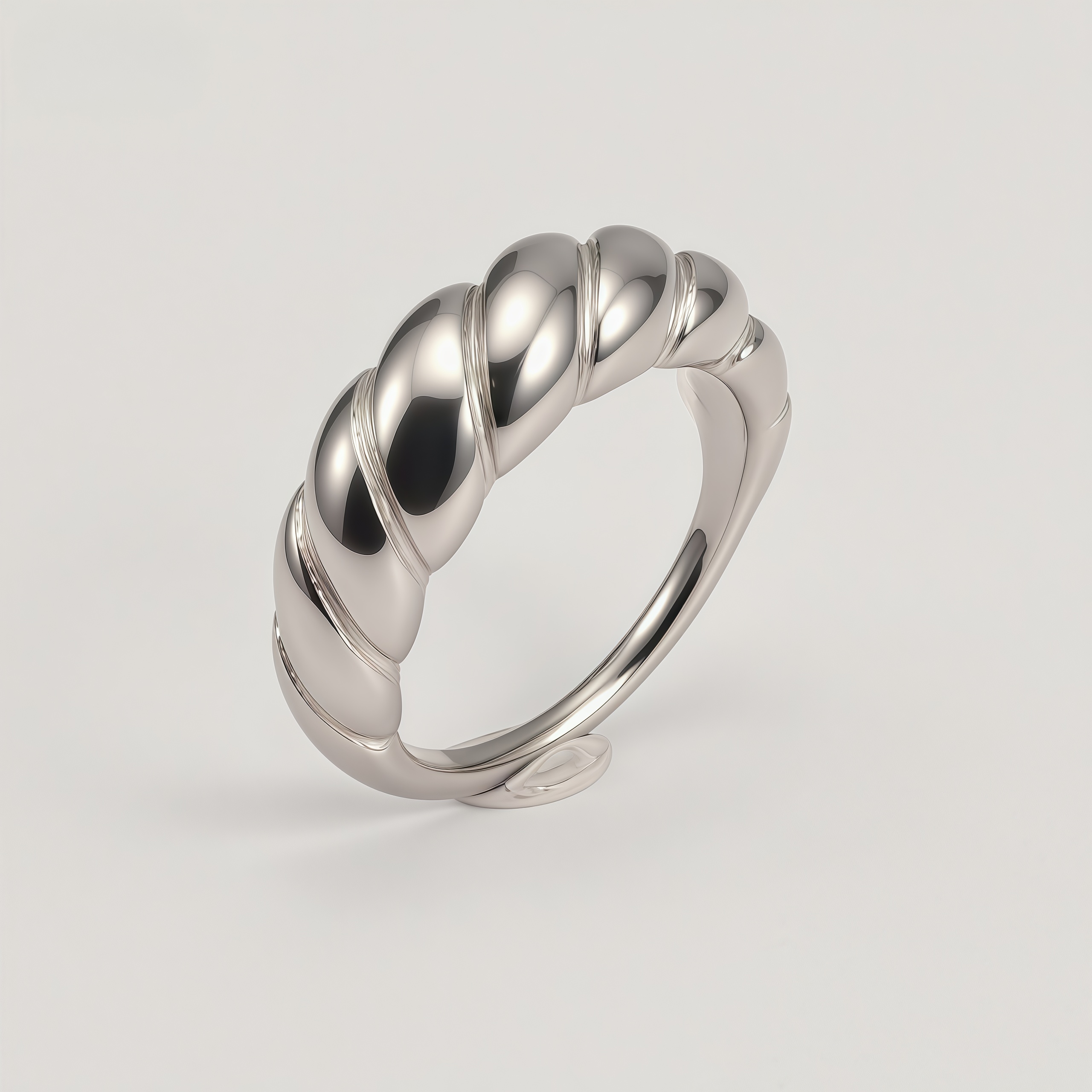 Twist Stainless Steel Ring Classic Fashion for Women | N0080