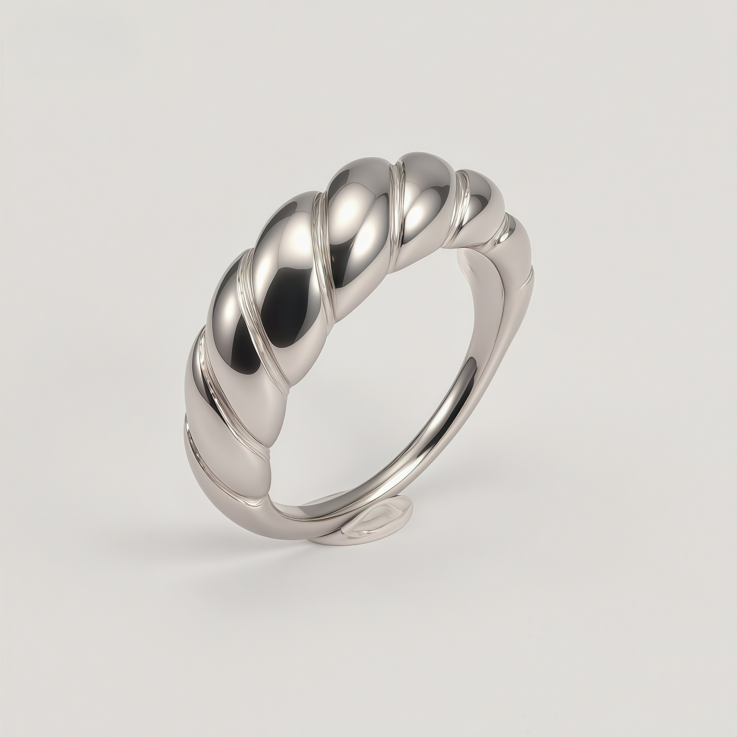 Twist Stainless Steel Ring Classic Fashion for Women | N0080