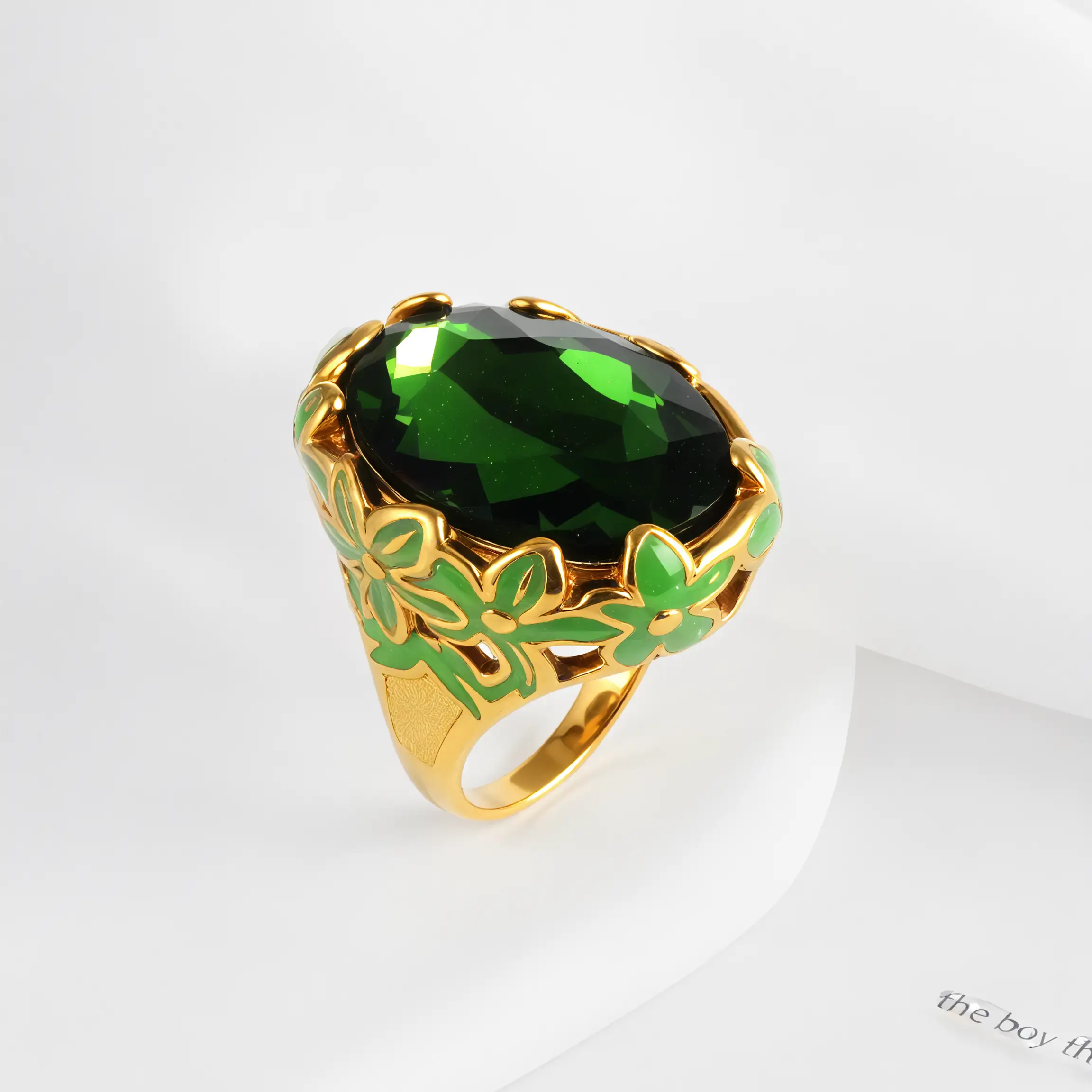 Gorgeous Vintage Colorful Gemstone Trendy Ring for Women | G004465-JinBaoJewerly