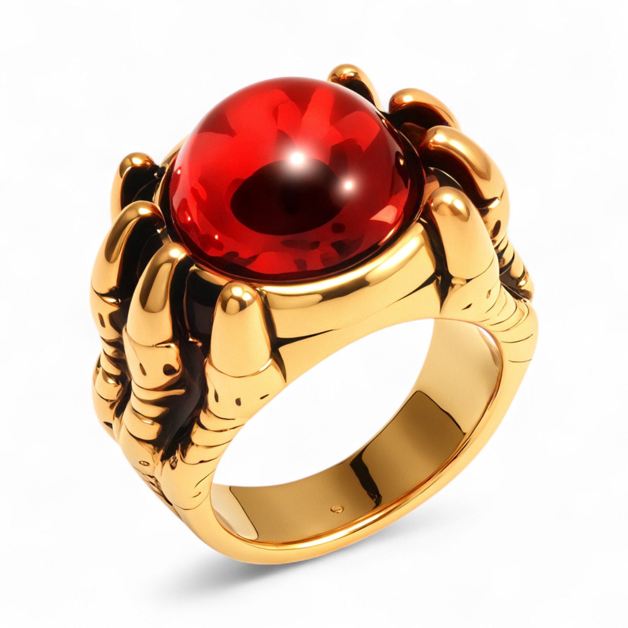 Vintage Style Mystic Eye Stainless Steel Men's Ring丨K002002GL-JinBaoJewerly