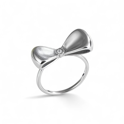 Minimalist Bowknot Ring Women's Light Luxury Fashion Band | G004490-JinBaoJewerly