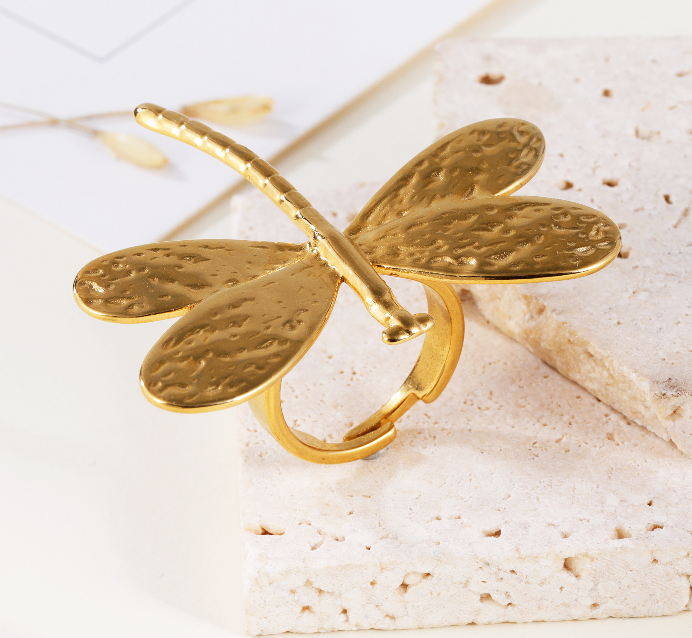 Delicate Dragonfly Ring - Elegant Jewelry for Women | G005433-JinBaoJewerly