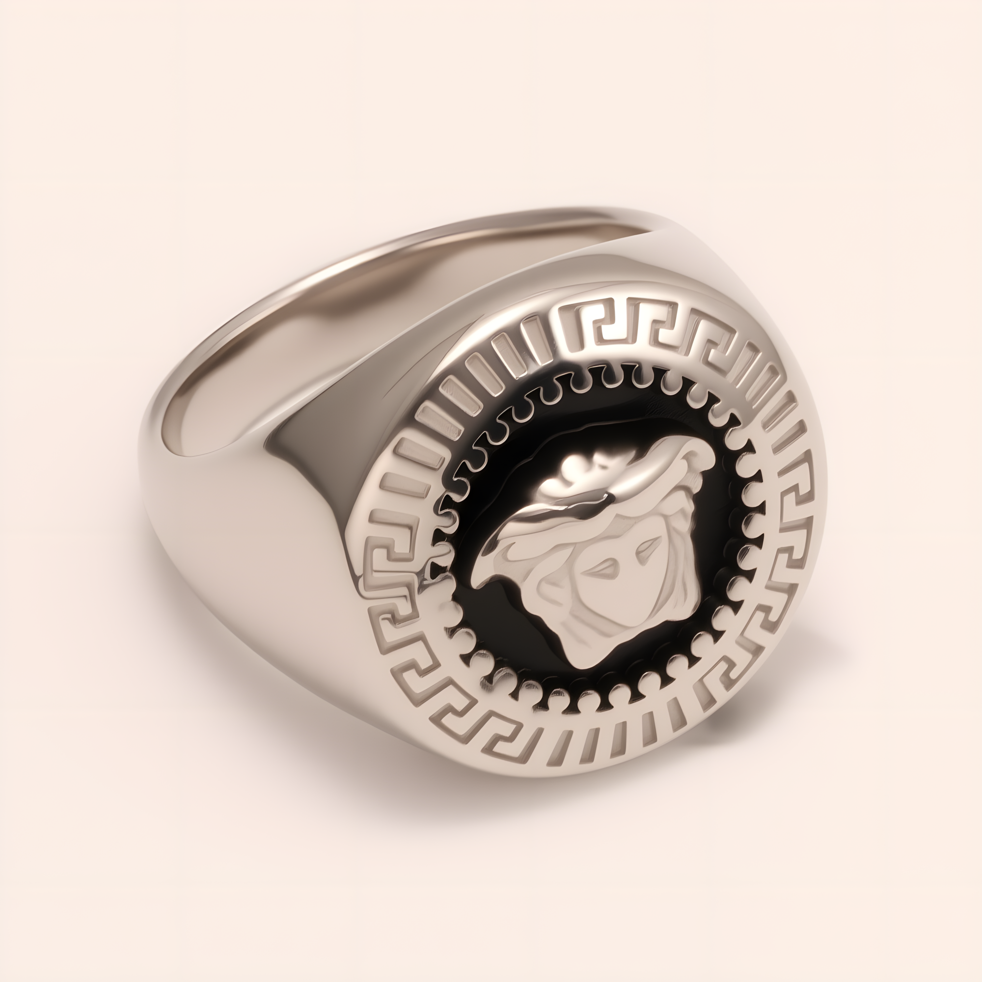 Men's Cool Medusa - themed Stainless Steel Ring | G002057G-JinBaoJewerly
