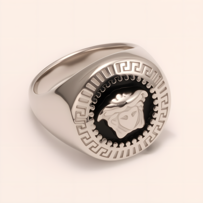 Men's Cool Medusa - themed Stainless Steel Ring | G002057G-JinBaoJewerly