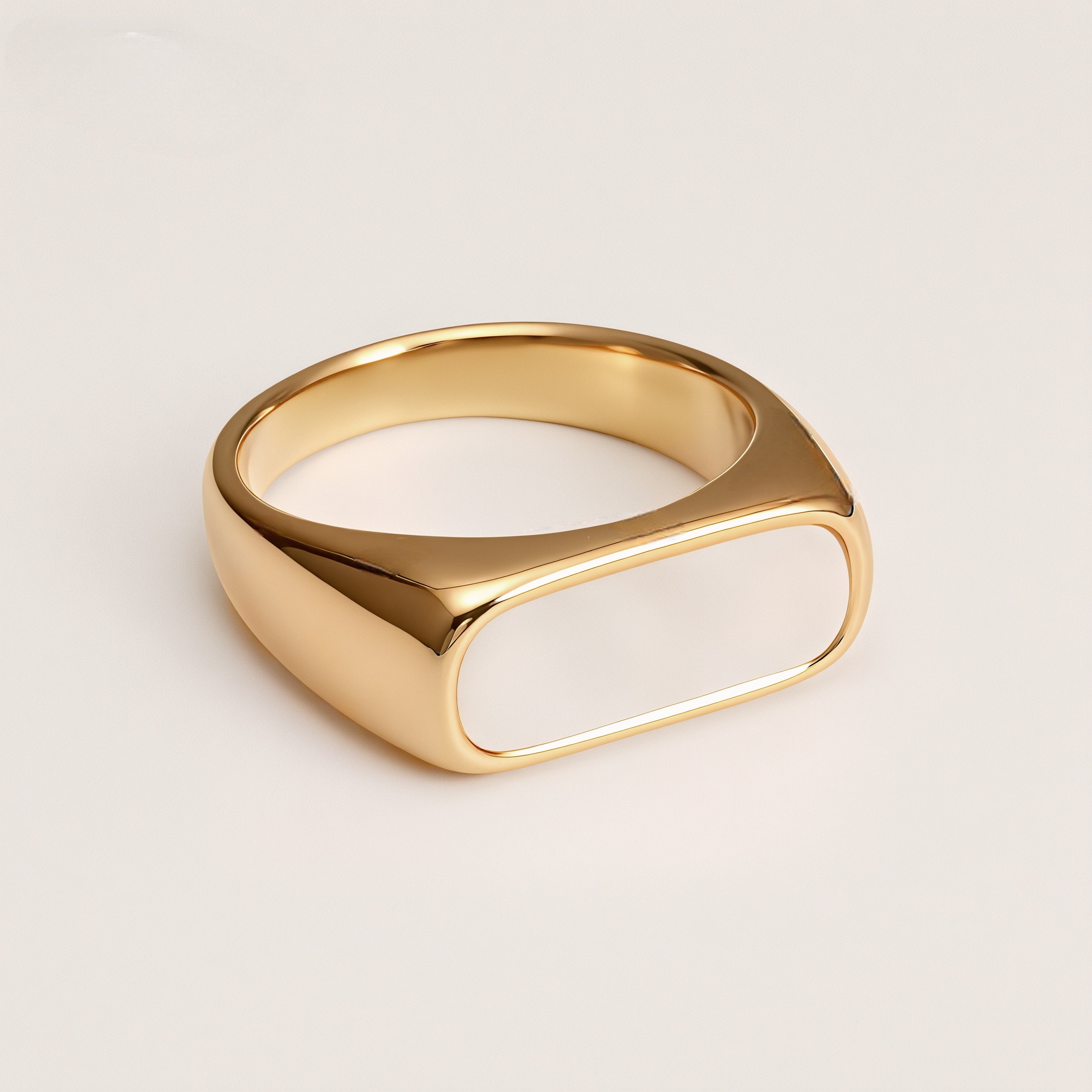 Vintage Gold Heart Pearl Shell Ring Set, Stainless Steel Stackable Rings, Minimalist Luxury Rings for Women 