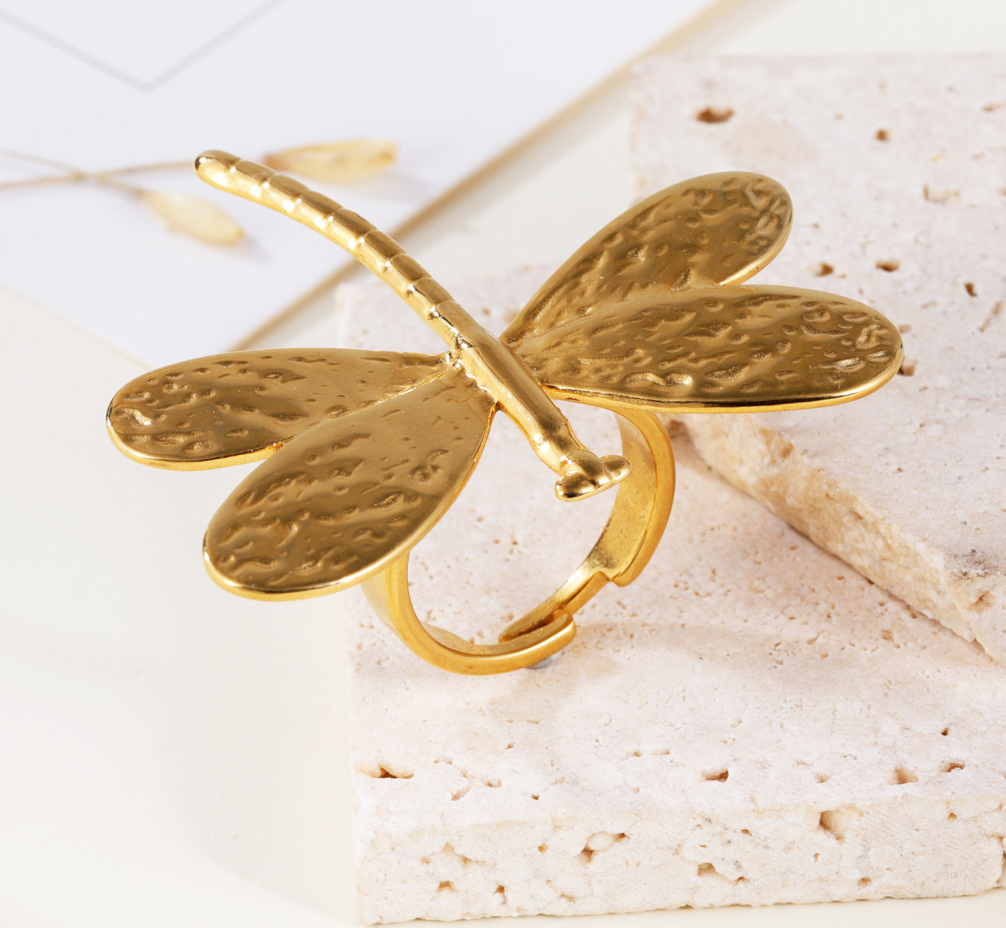 Delicate Dragonfly Ring - Elegant Jewelry for Women | G005433-JinBaoJewerly