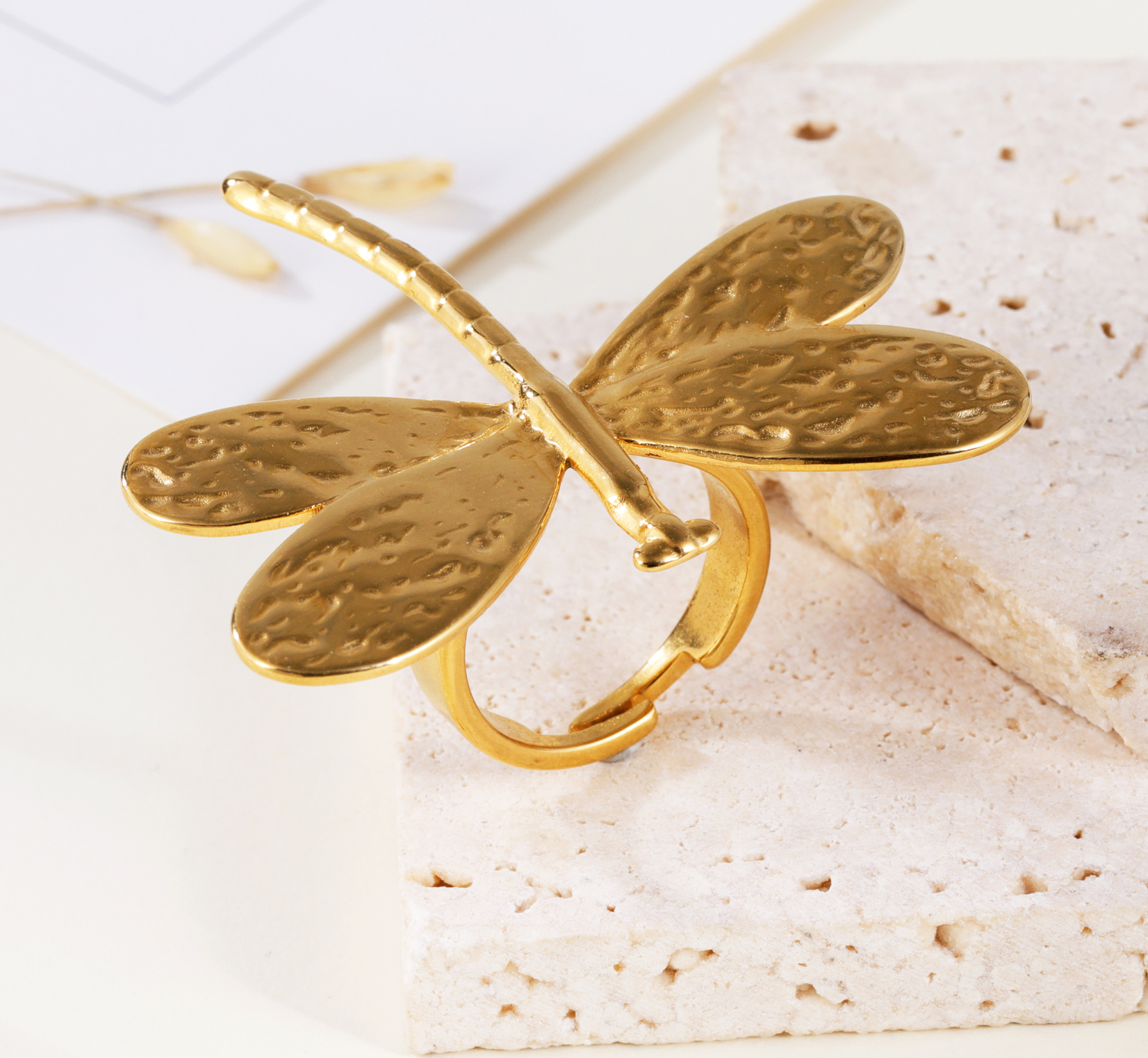 Delicate Dragonfly Ring - Elegant Jewelry for Women | G005433-JinBaoJewerly