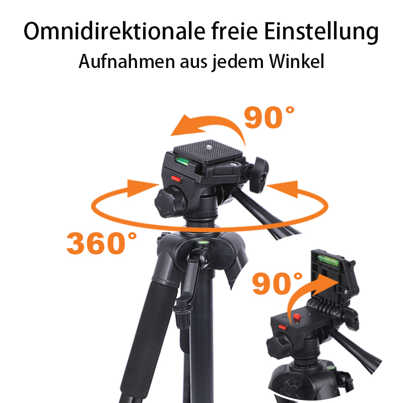 Teleskopstativ (ausziehbar bis 150 cm, universell kompatibel)