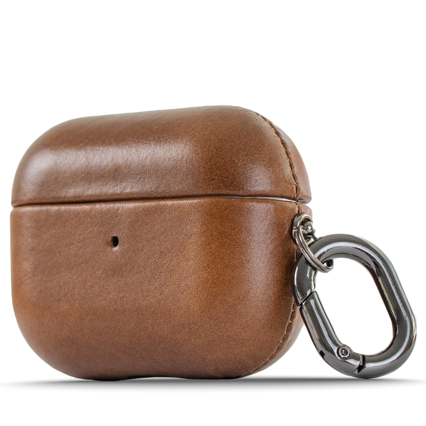 Le Pelle Handcrafted Premium Italian Leather Case - for AirPods - Two-Tone Effect with Unique Patina Over Time