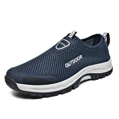 🔥On This Week Sale Off 70%🔥Men Breathable Air Lightweight Hiking Walking Shoes, Spring And Summer
