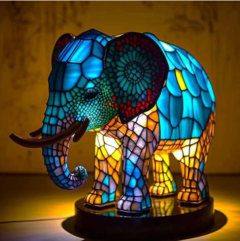 💡Animal series home decoration💡💝2D flat metal animal desktop decoration painting💝