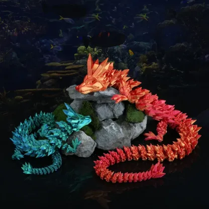 🔥Limited Edition Promotion -49% OFF-🐉3D-Printed Articulated Crystal Dragon
