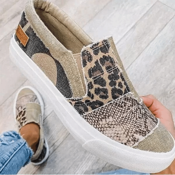🔥Last Day Promotion 60% OFF - Casual Pieced Raw Edge Animal Print Can