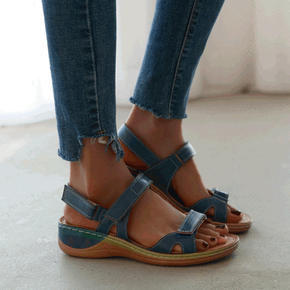 <HOT SALE> ❗ Women Summer Wedges Open Toe Comfy Walking Work Sandals
