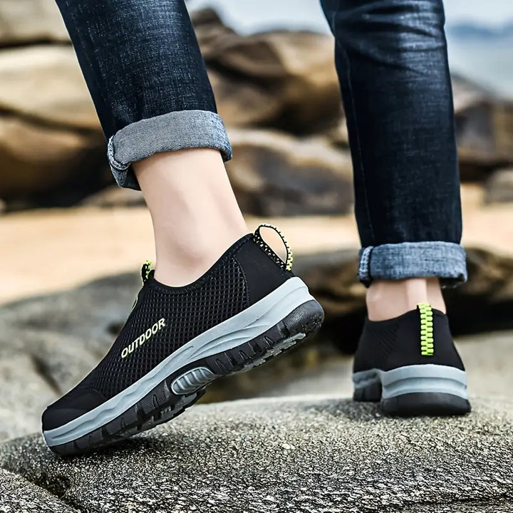 🔥On This Week Sale Off 70%🔥Men Breathable Air Lightweight Hiking Walking Shoes, Spring And Summer