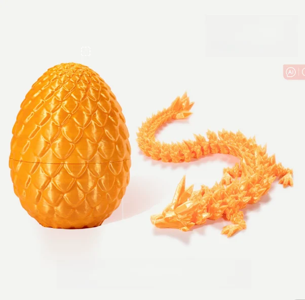 🔥Limited Edition Promotion -49% OFF-🐉3D-Printed Articulated Crystal Dragon