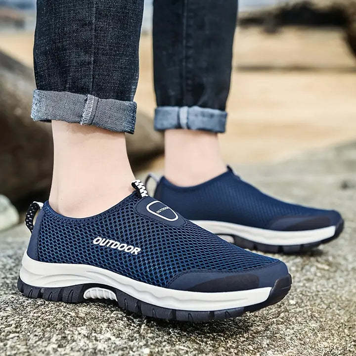 🔥On This Week Sale Off 70%🔥Men Breathable Air Lightweight Hiking Walking Shoes, Spring And Summer