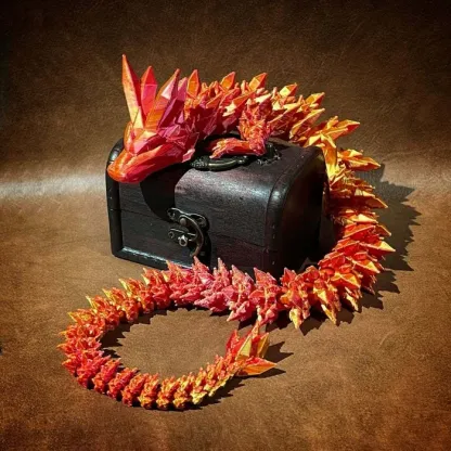 🔥Limited Edition Promotion -49% OFF-🐉3D-Printed Articulated Crystal Dragon