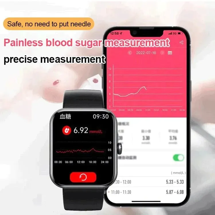 [COPY][ALL DAY MONITORING OF HEART RATE AND BLOOD PRESSURE] BLUETOOTH FASHION SMARTWATCH