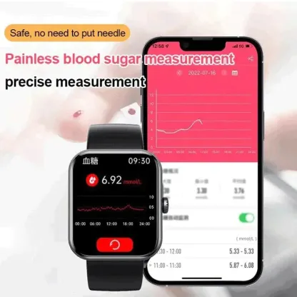 [COPY][ALL DAY MONITORING OF HEART RATE AND BLOOD PRESSURE] BLUETOOTH FASHION SMARTWATCH