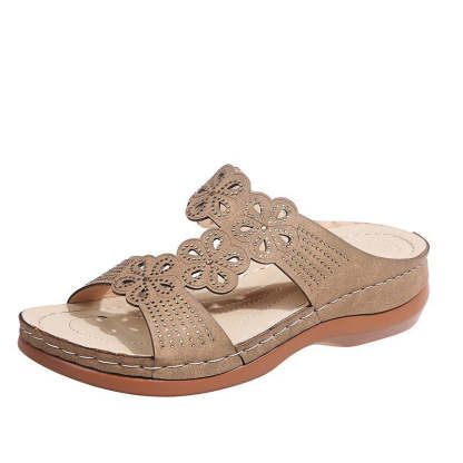 New Rhinestone Casual Wedge Sandals