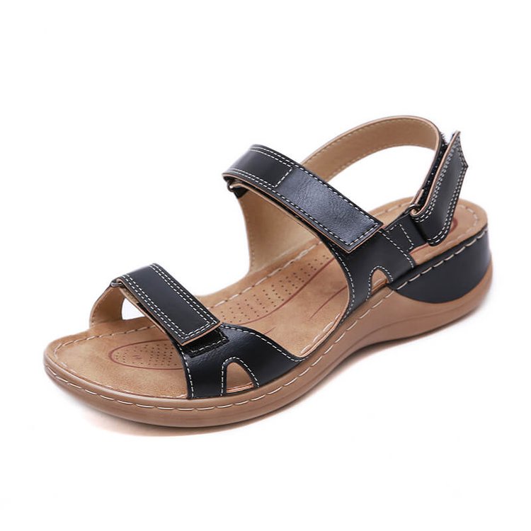 <HOT SALE> ❗ Women Summer Wedges Open Toe Comfy Walking Work Sandals